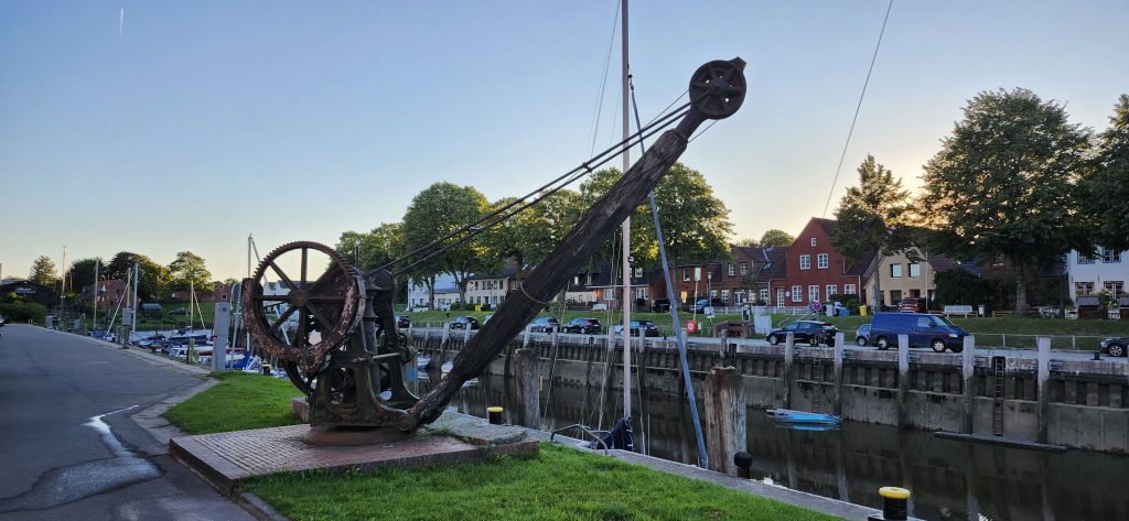 Der alte Verladekran